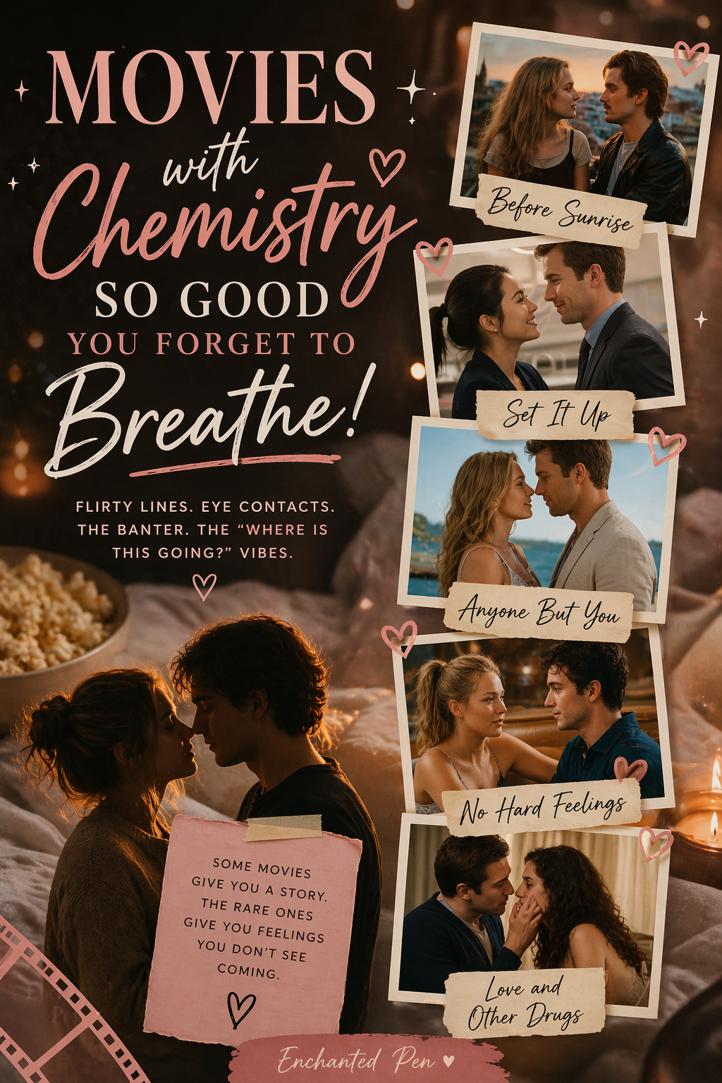 Romantic movie recommendations with chemistry.