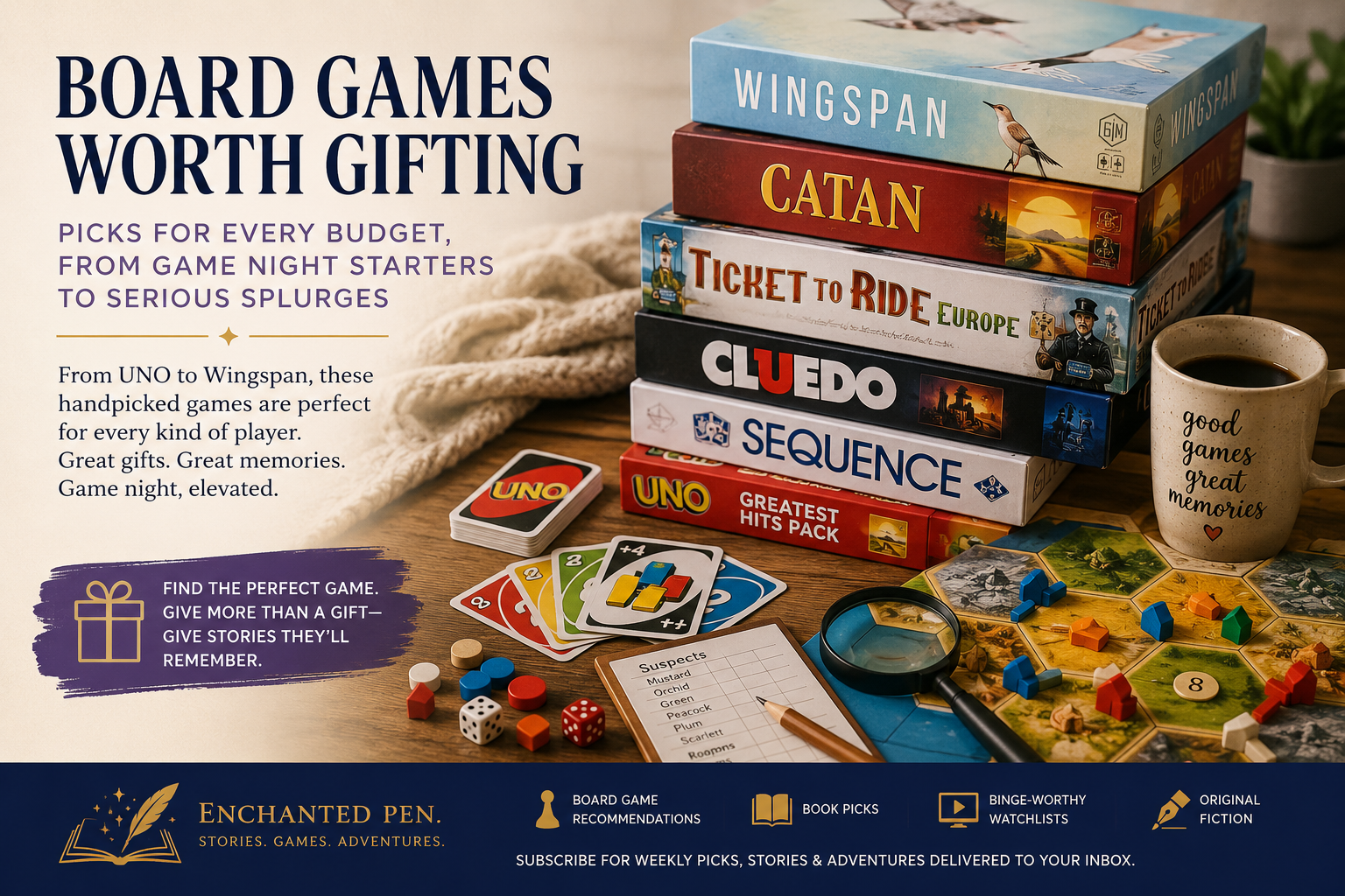 Board Games Worth Gifting- Picks for Every Budget, From Game Night Starters to Serious Splurges