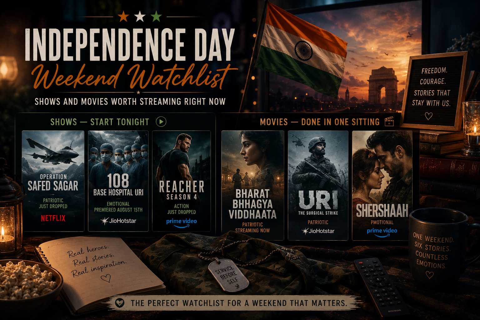 Independence Day Weekend Watchlist – Shows and Movies Worth Streaming Right Now