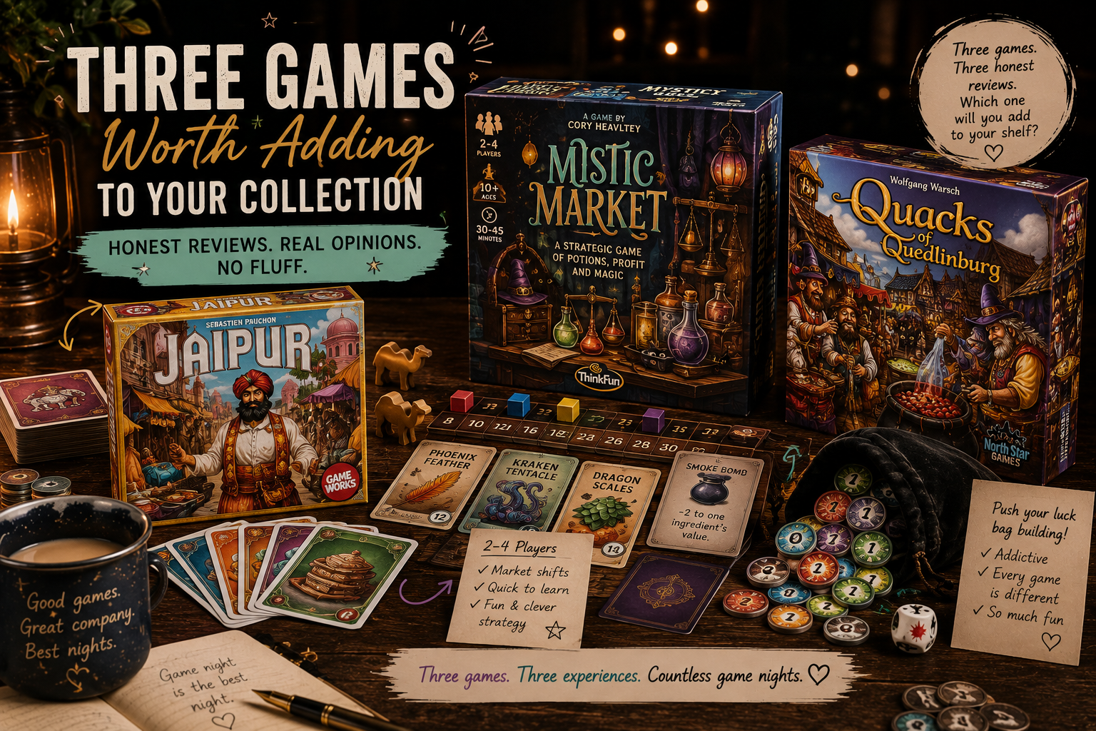 Three Games Worth Adding to Your Collection