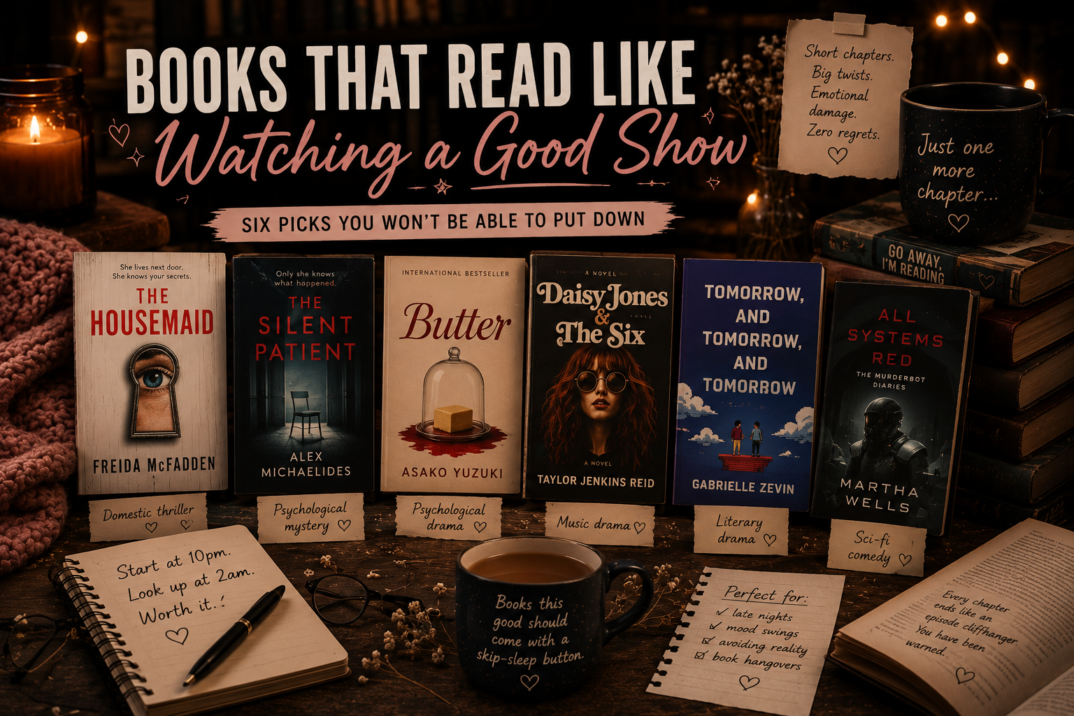 Books That Read Like Watching a Good Show